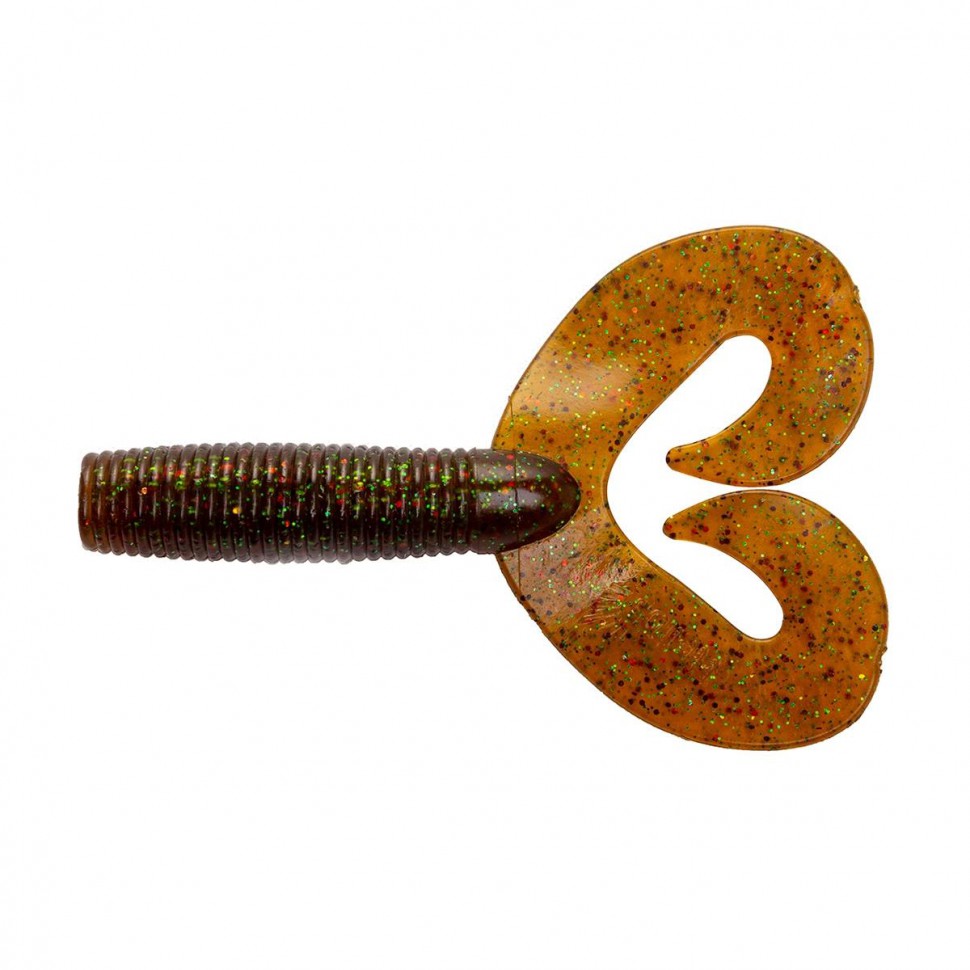 Твистер Helios Credo Double Tail 3,54"/9 см, цвет Star Oil 5 шт HS-28-042 , 
